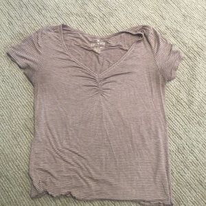 V-neck shirt